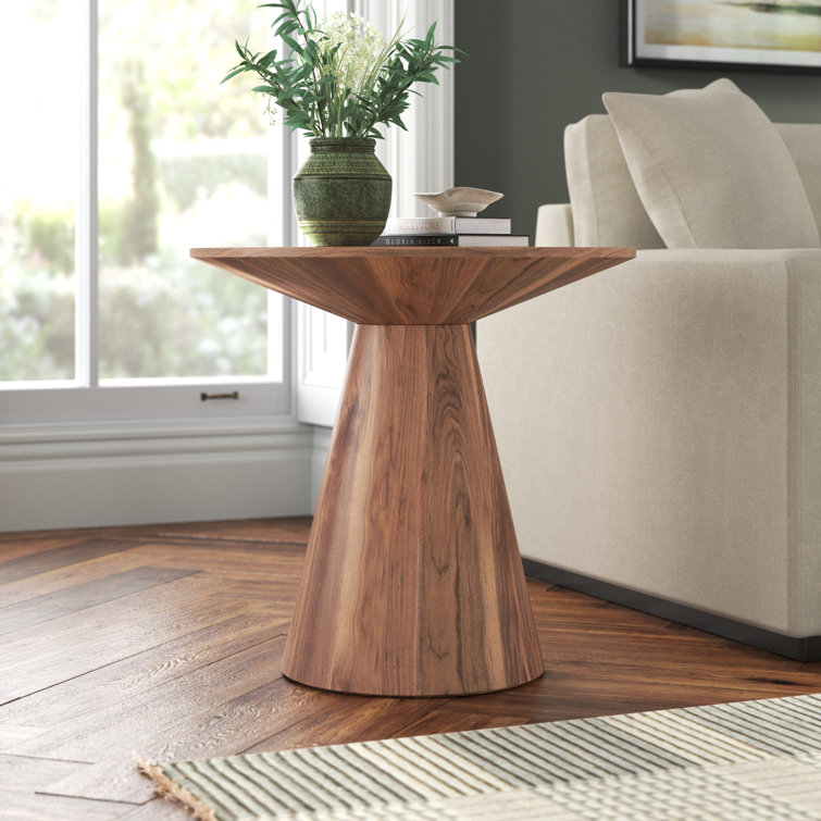 Joss Main Adara Pedestal End Table Reviews Wayfair